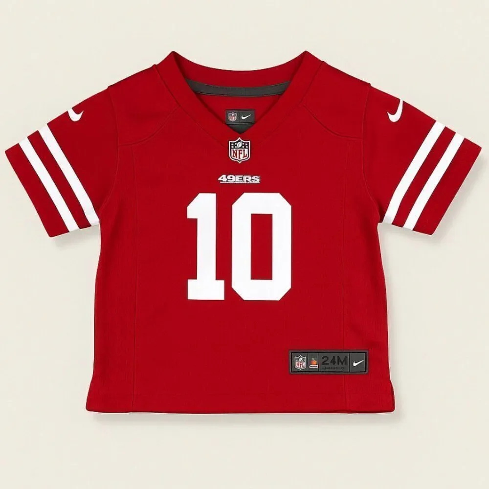 Nike San Francisco 49ers #10 Garoppolo Infant Jersey Red – Size 24M | NFL